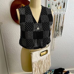 Vintage 90s LizSport Crop Vest